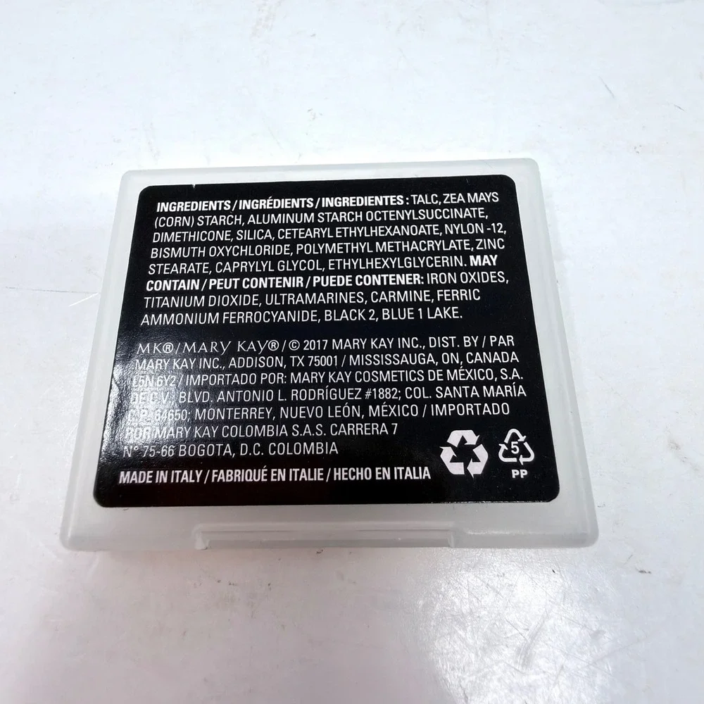 Mary Kay Chromafusion Eye Shadow Onyx 107620 Black Powder Refill Pan .05 oz New
